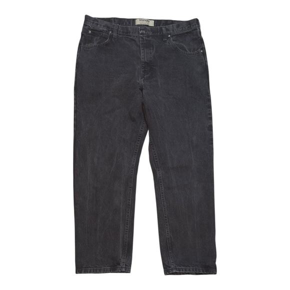 38x28 Wrangler ZM200BK Jeans – Faded Black Relaxed Straight 90s Core - Picture 1 of 5